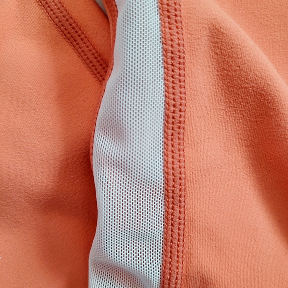 Orange+white calf length Violate the dress code leggings - Picture 5 of 13